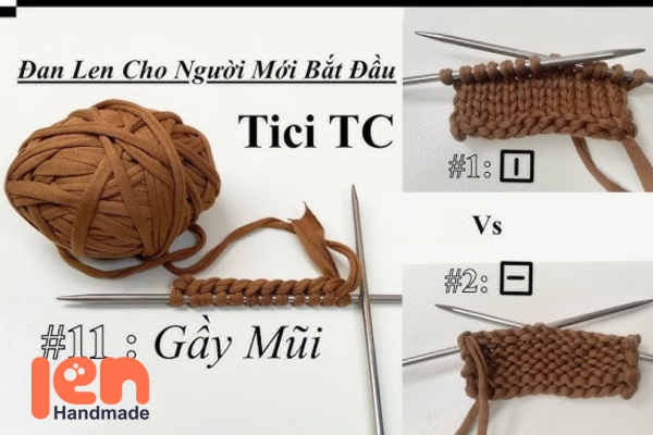 Hướng dẫn ccác bước đan len cơ bản